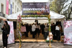 La feria de venta y exposición de trabajos penitenciarios llegó a la peatonal